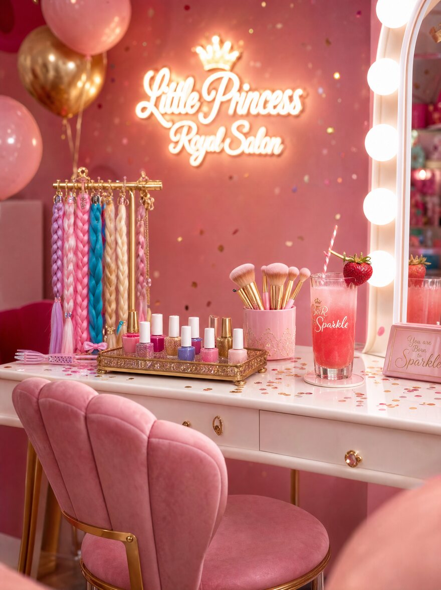 Răsfăț individual pentru o fetiță la Natalia's Glossy Studio